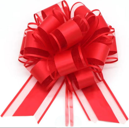 3D Flowers Bow (10 pcs ) (25cm/17cm)