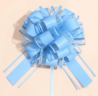 3D Flowers Bow (10 pcs ) (25cm/17cm)