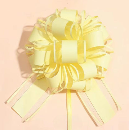 3D Flowers Bow (10 pcs ) (25cm/17cm)