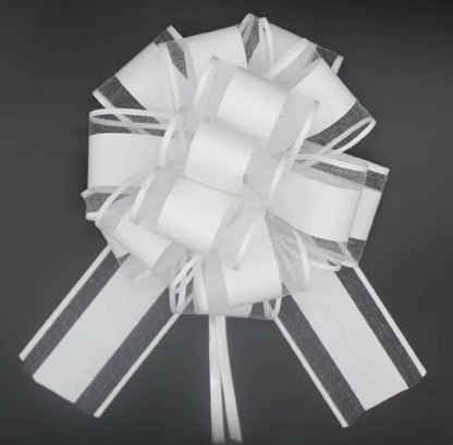 3D Flowers Bow (10 pcs ) (25cm/17cm)