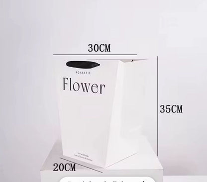 Handbag Bouquet Flowers ( White )