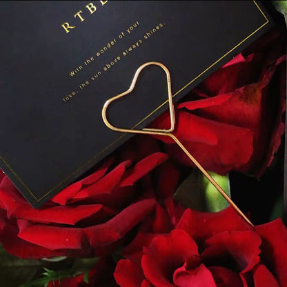 Heart Flower Holder 34,5cm 10pcs/bag