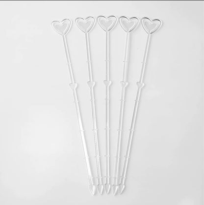 Heart Flowers Holder 34cm (100pcs/bag)