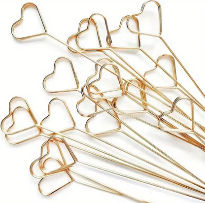 Heart Flower Holder 34,5cm 10pcs/bag