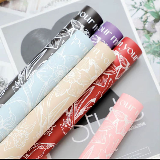 Wrapping version flowers (20sheets/bag)