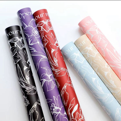 Wrapping version flowers (20sheets/bag)