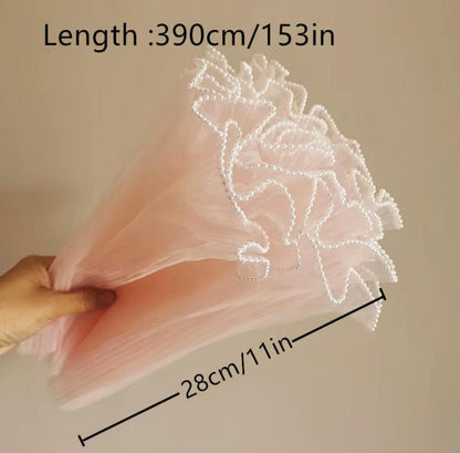 Pear Lace Flowers Wrapping ( 3.9m X26cm )