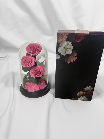 Arrangement 3 roses (14x 22cm)