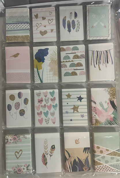 Folding Cards 112PCS Design (10CMX14CM)