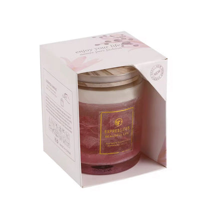 Candle with Flowers Inside (yx5)