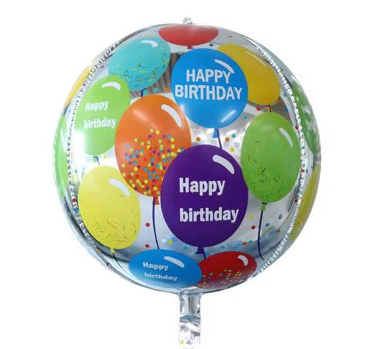 Happy Birthday 4D 20'' (20pcs/Bag)