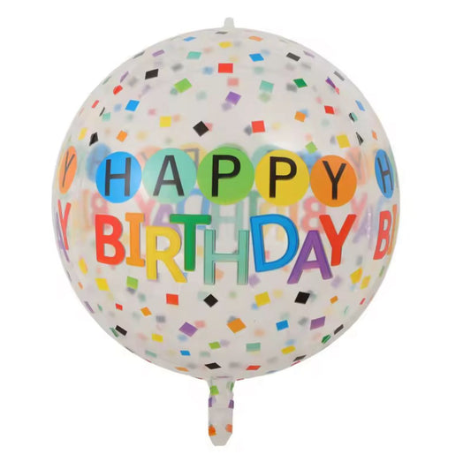 Happy Birthday 4D 20'' (20pcs/Bag)