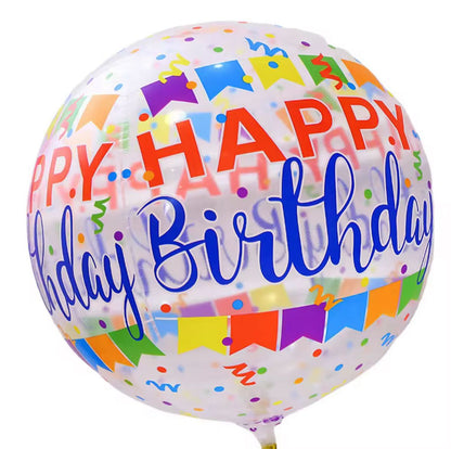 Happy Birthday 4D 20'' (20pcs/Bag)