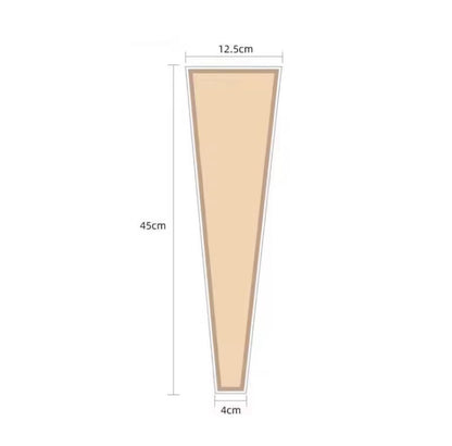 Wrapping Single Rose (45x12.5x4cm)