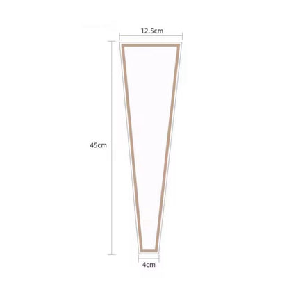 Wrapping Single Rose (45x12.5x4cm)