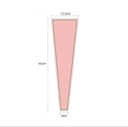 Wrapping Single Rose (45x12.5x4cm)