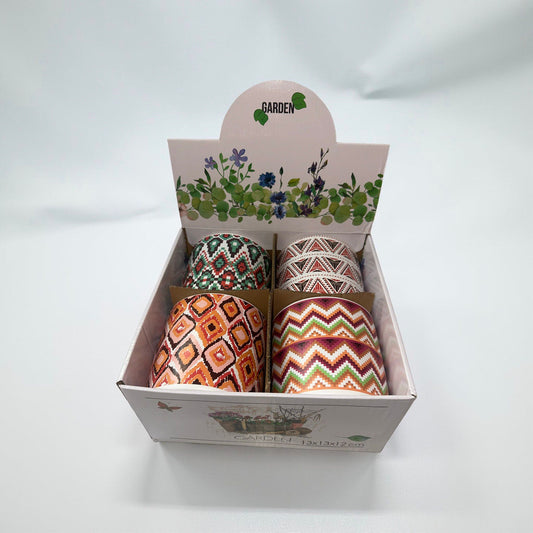 Ceramic Vase 4,5"x4,5"  (Y2614)