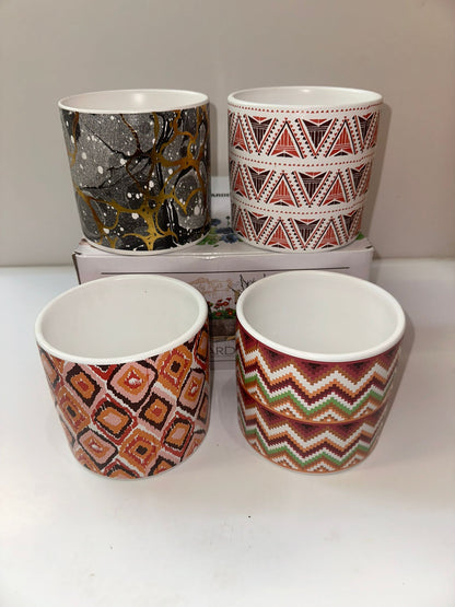 Ceramic Vase 4,5"x4,5"  (Y2614)