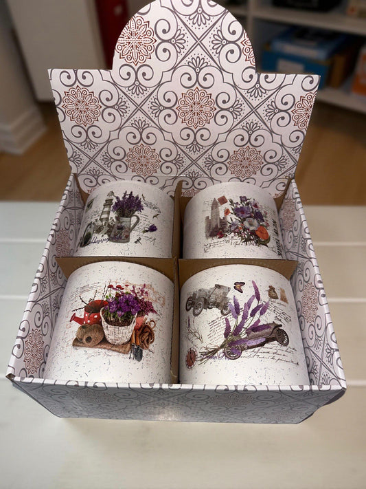 Ceramic Vase 4,5"x4,5"  (Y1912)