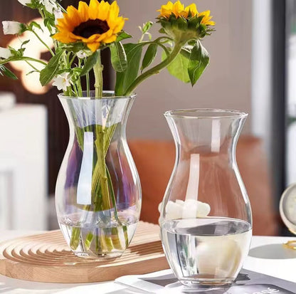 Transparent Vase ( 20x10cm)