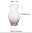 Transparent Vase (23cmx11cm)