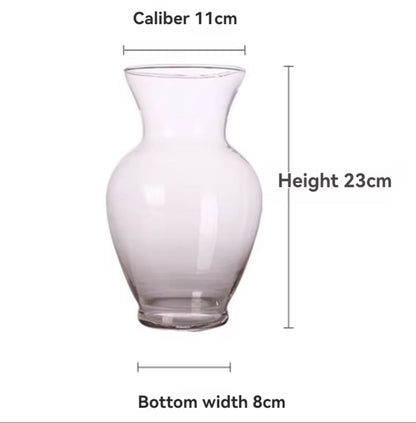 Transparent Vase (23cmx11cm)