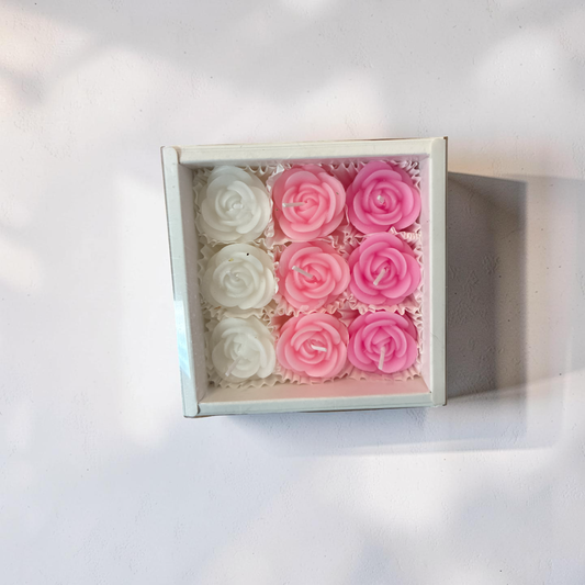 Mélange de 9 roses