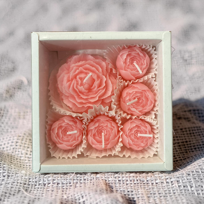 Peony candle