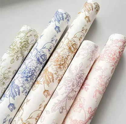Floral Wrapping Paper Wild