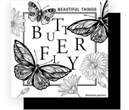 Wrapping Dream Butterfly Waterproof Flower Wrapping Paper