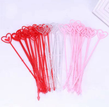 Plastic Flower Card Holder 24cm ( 80Pcs/Bag)
