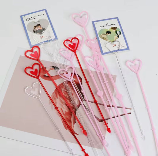 Plastic Flower Card Holder 24cm ( 80Pcs/Bag)