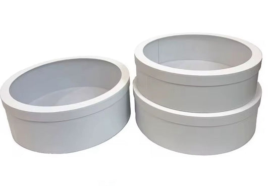 Round Large Boxes (3 Pcs / set )