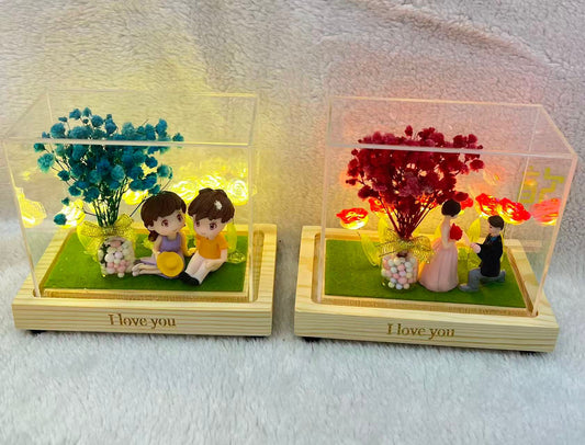 Romantic couple ( 14x8x11.5cm)