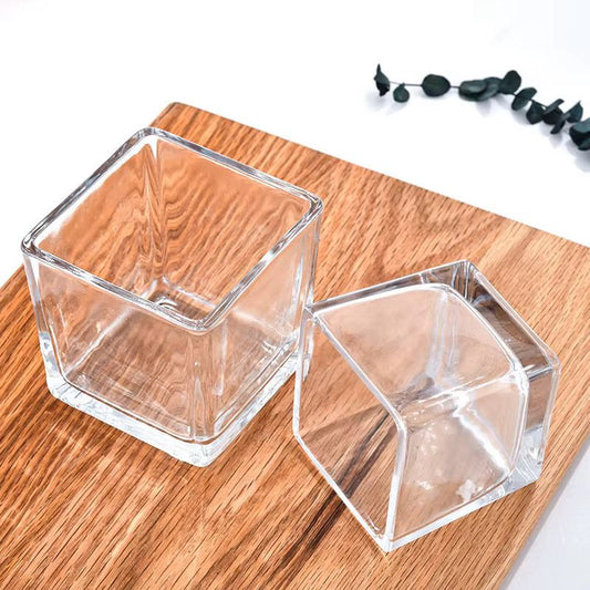 Square Transparent Vase (10x10cm)