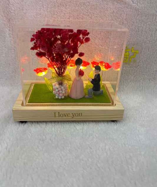 Romantic couple ( 14x8x11.5cm)